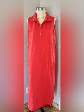100% Cotton Denim Sleeveless Maxi XL